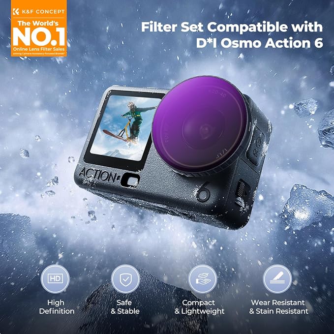 K&F CONCEPT Snap On ND Filter Kit Compatible - Image 2