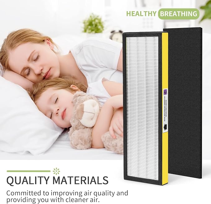 6 Set FLT5000 Pure HEPA Air Purifier Filter Replacement Filter Size C Compatible - Image 6