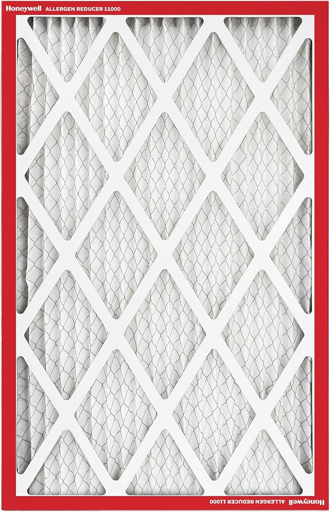 Honeywell 14x14x1 MERV 11 Allergen Reducer 11000 Electrostatic Pleated HVAC AC - Image 2