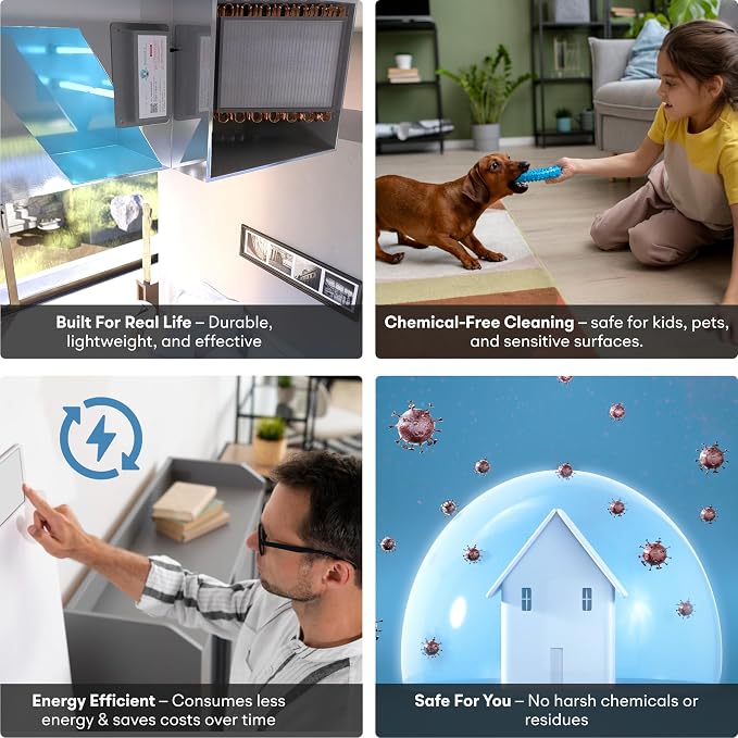 BioShieldUV® 18W 24V HVAC UV Light Air Purifier Bulb Magnetic Holder Powered by - Image 9