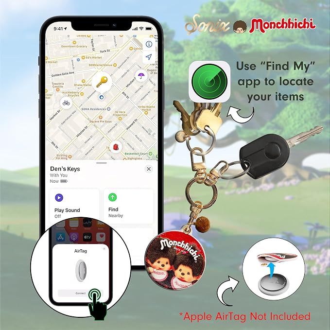 Sonix x Monchhichi Keychain Case Compatible - Image 3