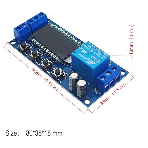 2Pcs 1-Channel Time Delay Relay Module XY-LJ02 Cycle Trigger Delay Timer Switch - Image 5