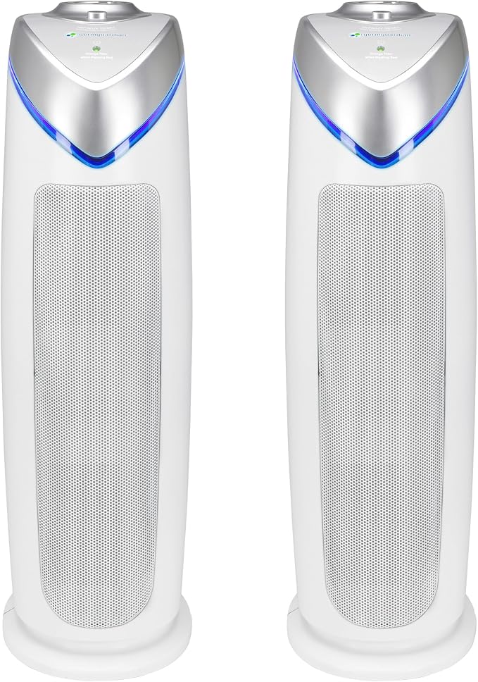 GermGuardian Air Purifier with HEPA 13 Filter, Removes 99.97% of Pollutants by GuardianTechnologies