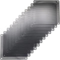 12 Pcs 140mm PVC Black PC Cooler Fan Dust Filter Dustproof Case Cover Computer by ThreeBulls