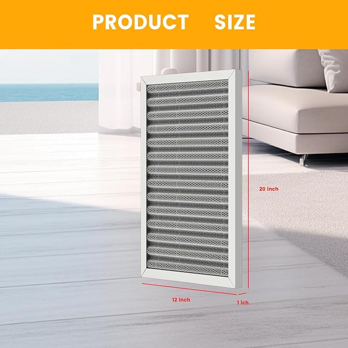 12x20x1 HVAC Furnace Air Filter, Lasts a Lifetime, the Last HVAC Filter You - Image 3