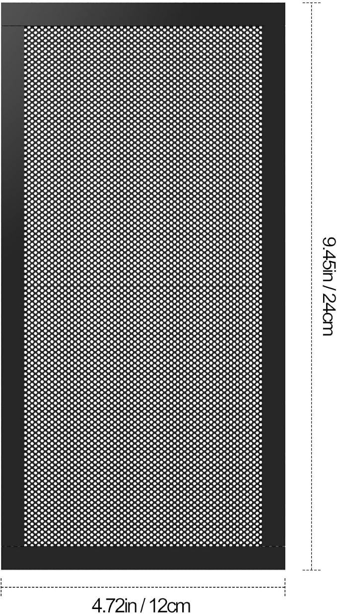 MoKo 120 x 240mm Dust Filter for Computer Cooler Fan, Magnetic Frame PC Fan - Image 5