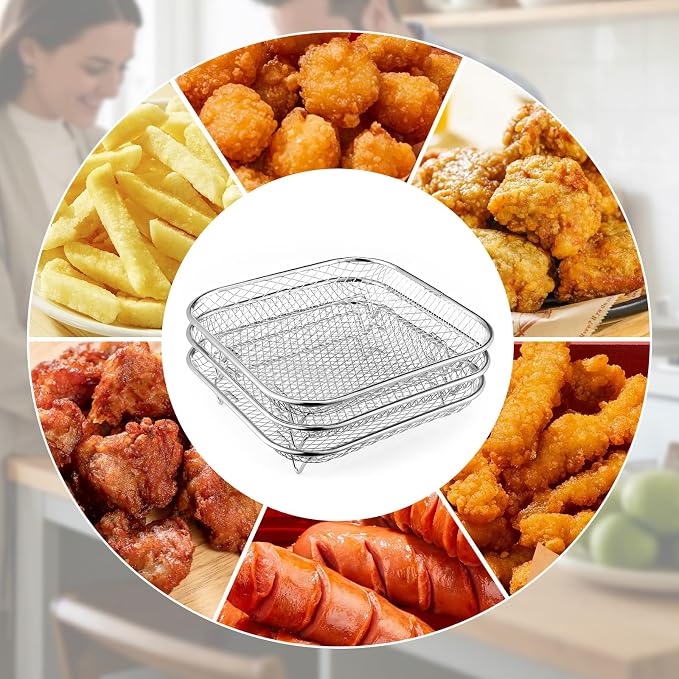 Square Air Fryer Rack Compatible - Image 8