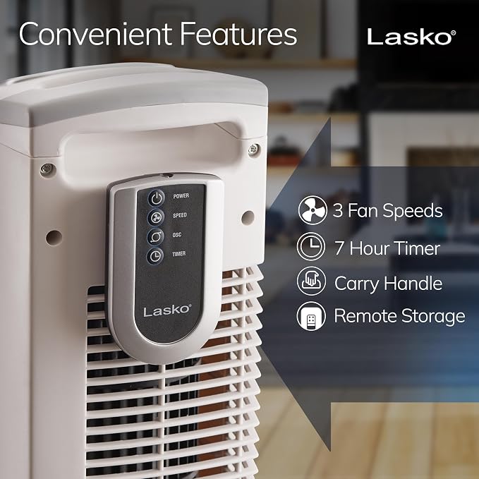 Lasko Oscillating Tower Fan - Image 5