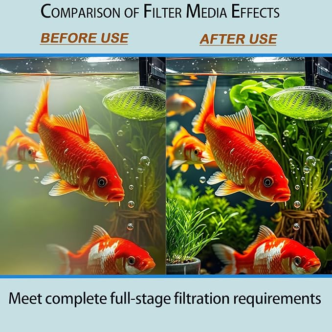 42 Pack Filter Media Kit for Fluval 306/307 Canister Filters - Image 3