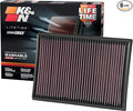 K&N High-Flow Original Lifetime Engine Air Filter: Increase Power: Premium by KNEngineeringInc
