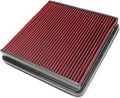 DNA Motoring AFPN-140-RD Clean Air Washable Drop In Panel Air Filter by DNAMOTORING