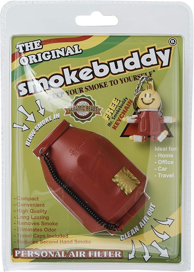 Smoke Buddy 0159-RD Personal Air Filter - Image 4