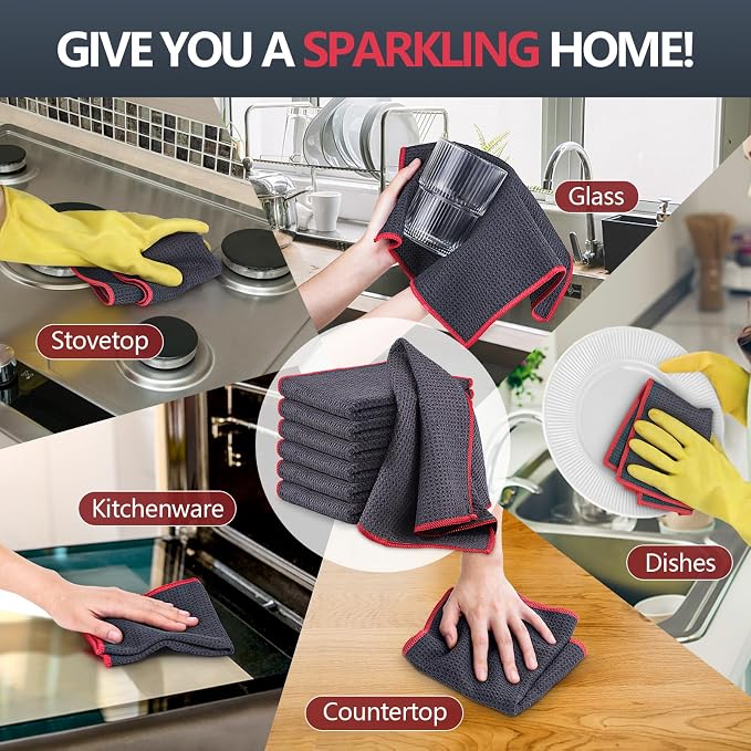 Airlab Glass Polishing Cloth Streak Free Miracle Cleaning Cloth Lint Free - Image 8
