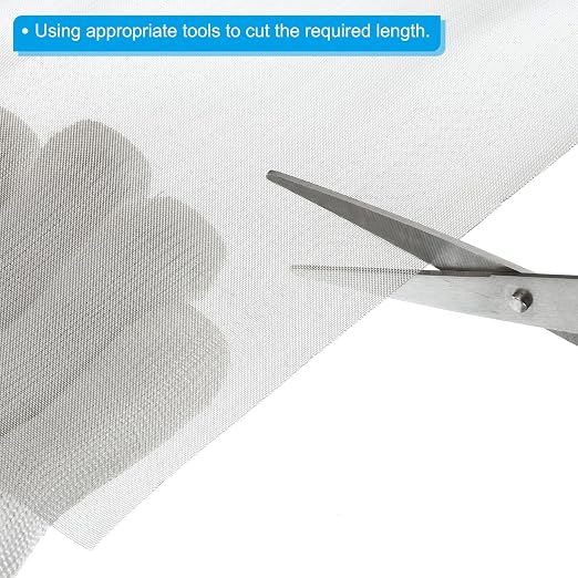 PATIKIL 40" L x 16" W Woven Wire Mesh, 60 Mesh 304 Stainless Steel Air Vent - Image 4