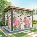 Summer Flamingbirds Outdoor Curtains by Unknown
