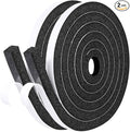 fowong Low Density AC Foam Weather Stripping -1/2" W X 1/2" T, Window Seal by fowong