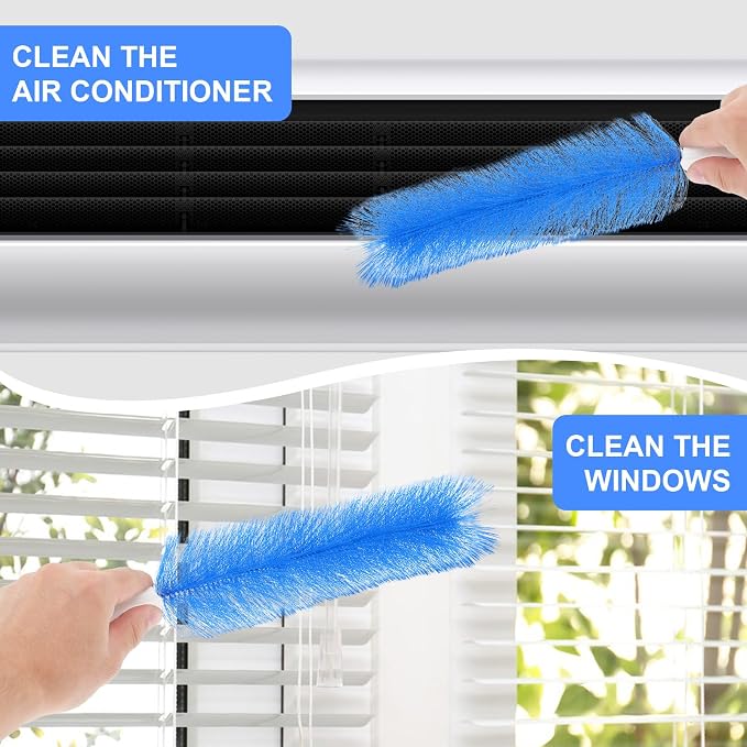 Yuanchu 2 Pcs Fan Cleaner Brushes, Bendable Fan Cleaning Brush Cobweb Duster - Image 5