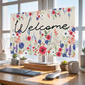 Watercolor Garden Poppy Floral Indoor TV Cover, Elastic TV Screen Protector by Unknown