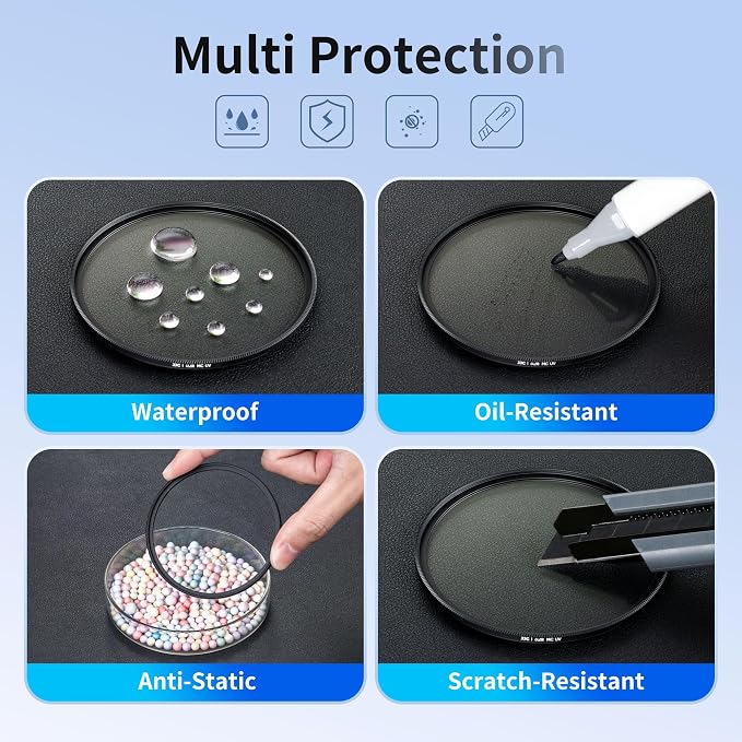 JJC 72mm Ultra Low Reflectivity UV Lens Protection Filter - Image 5