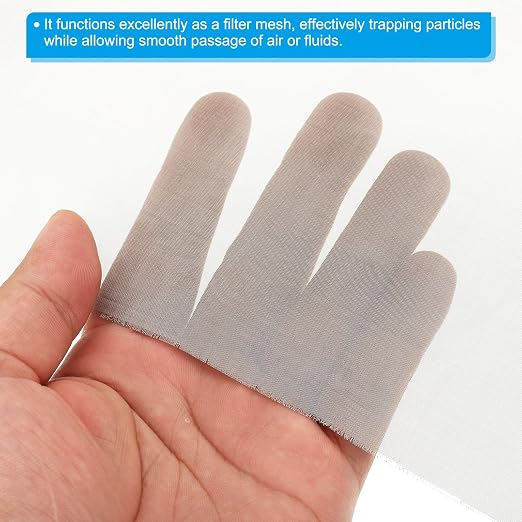 PATIKIL 304 Stainless Steel Wire Mesh Screen, 120 Mesh Woven Air Vent Filter - Image 4