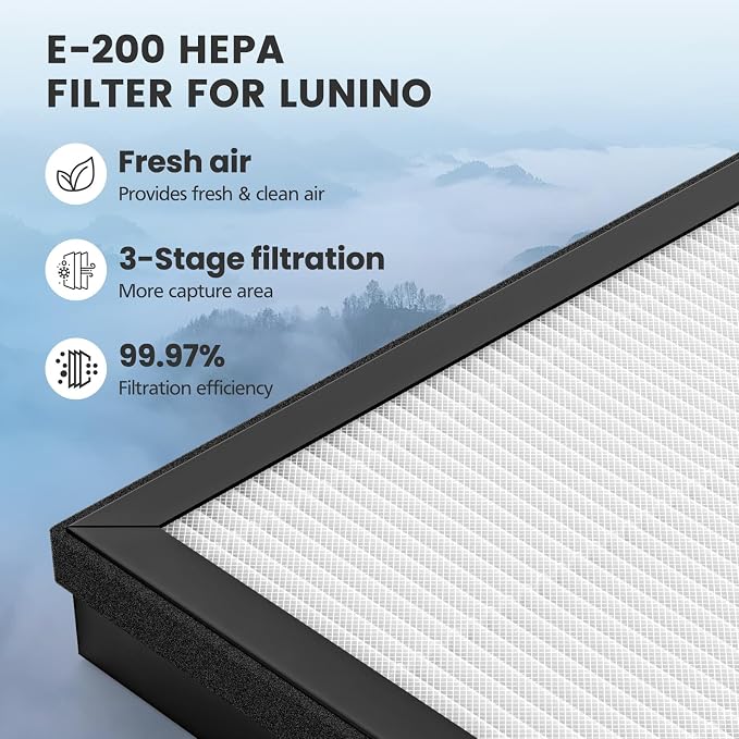 4 Pack E-200 Air Filter Compatible - Image 4