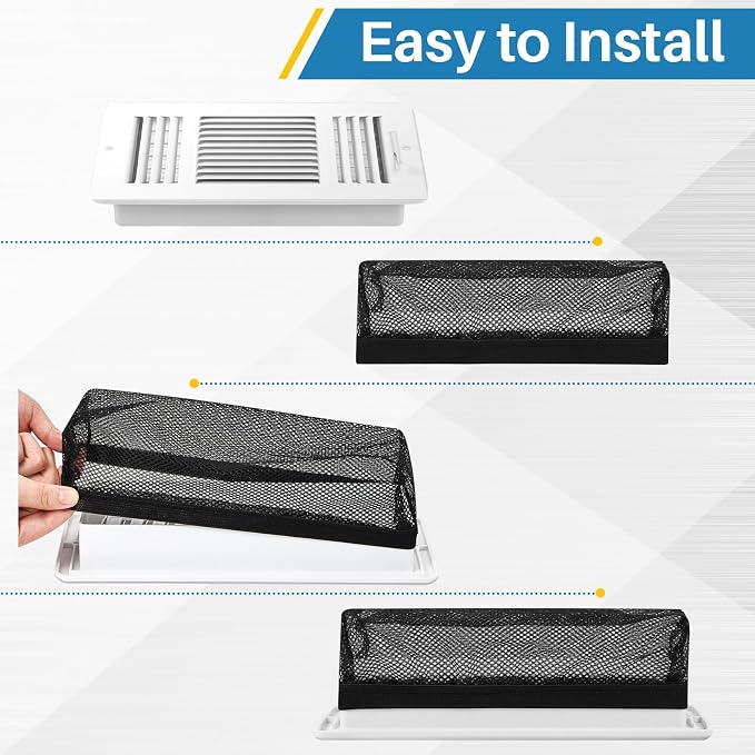 Zonon 12 Pcs Floor Register Trap Cover Vent Screen - Image 3