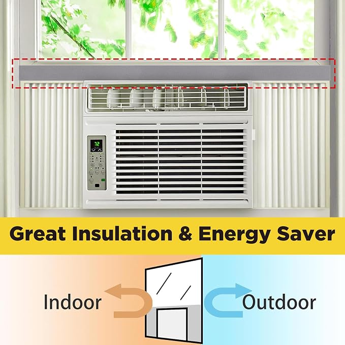 moonoom 3 Pcs Foam Air Conditioner Weatherseal Tape-2''x1''x6.5ft Air - Image 6
