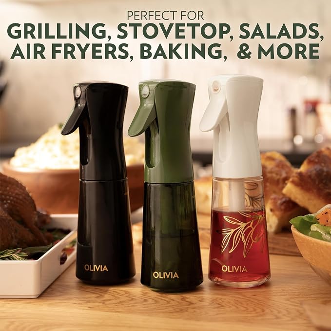 FLAIROSOL OLIVIA Oil Sprayer for Cooking, 200ml Glass Olive Oil Sprayer - Image 8