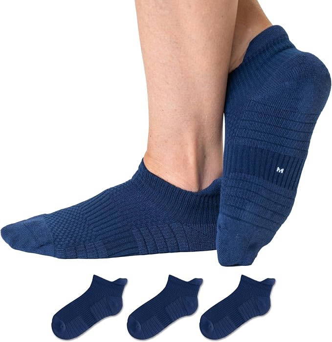 Viasox Ankle Compression Socks for Women & Men 3 Pack, 14 mmHg Support Improves by Viasox