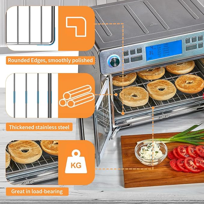 GXF Air Fryer Wire Rack for Emeril Lagasse Dual Zone 360 Air Fryer Oven 25 QT - Image 4