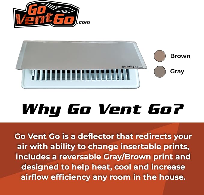 4 Pack GoVentGo Vent Deflector for Floor Registers - Image 5