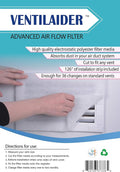 Ventilaider Complete Air Vent Filter Set 20" x 84" Electrostatic Media by Ventilaider