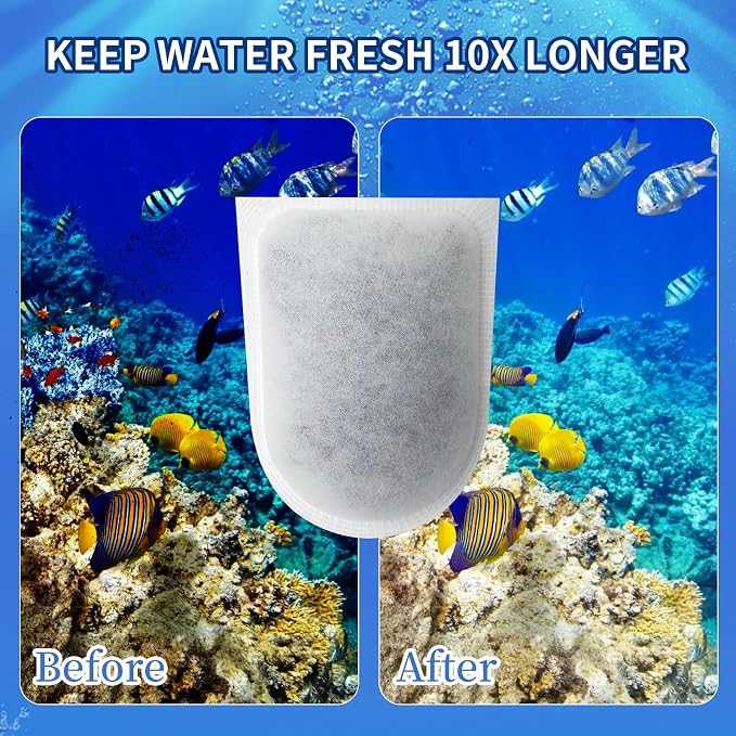 10Pack Carbon Filters for Aquariums, Fits Whisper EX Filters, Compatible - Image 7