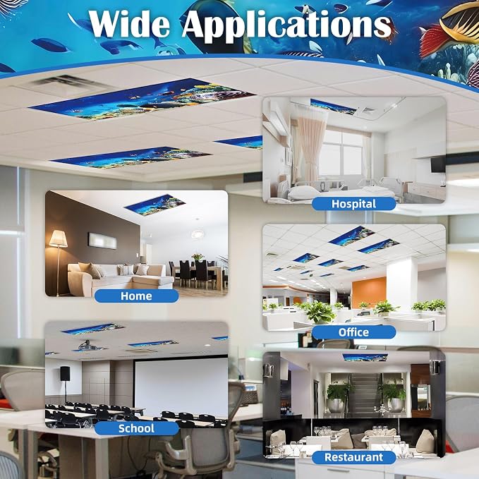 ANGSYLTH 8 Pcs Fluorescent Light Covers - Image 5