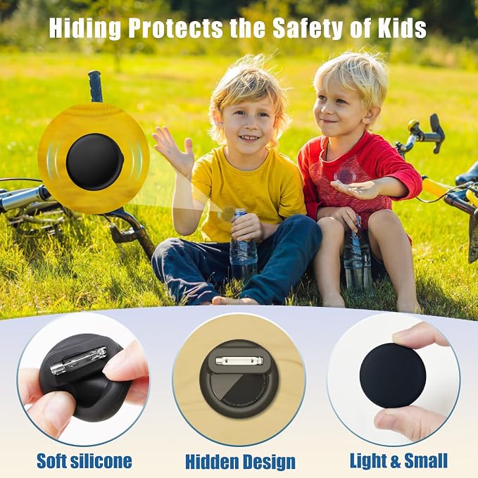 for AirTag Holder 4 Pack for Kids Hidden, Hidden Discreet Toddler Tracker - Image 4