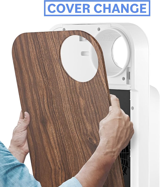 OVAL AIR AIR1000D-COVER Custom Air Purifier Face Cover, 24.4" x 13.7" x 1.38" - Image 2