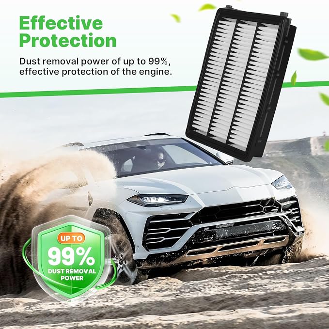 2PCS Engine Air Filter Fit for Hyundai Tucson 2016-2021, Kia Sportage 2017-2022 - Image 5