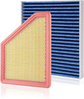 Cabin & Engine Air Filter Fit for Chevrolet Chevy Equinox 2010-2017, GMC by Forccord