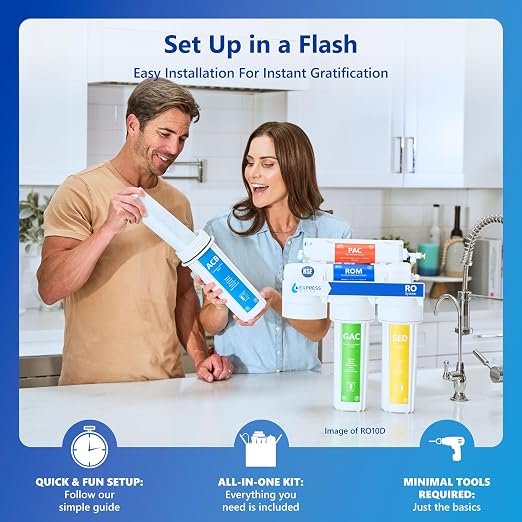 Express Water Reverse Osmosis Water Filter System, Chlorine Reduction, NSF - Image 5