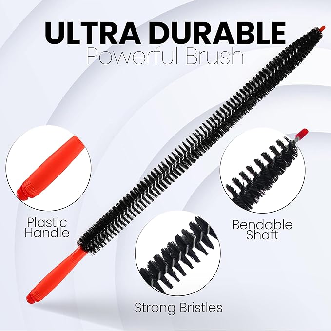 Dryer Lint Brush Vent Cleaner, Long Flexible Refrigerator Condensor Coil - Image 3