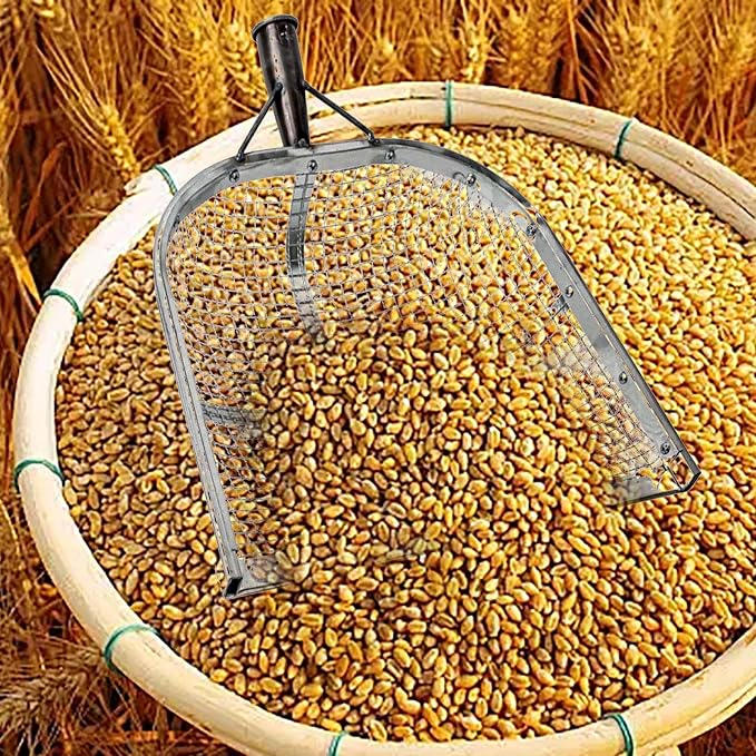 Leaking Soil Shovel Filter Stainless Steel Sieve 4mm/6mm/8mm/12mm Mesh Sifting - Image 3