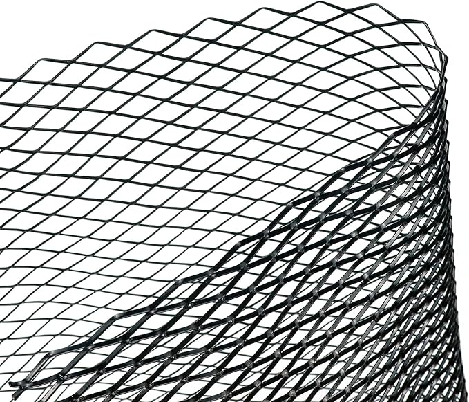 Modengzhe 40 x 13 inch Car Grill Mesh Sheet, 10 x 20 mm Rhombic-Shape Grids - Image 4