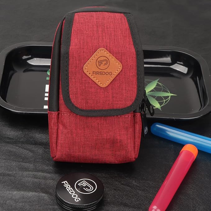 FIREDOG Smell Proof Bag, Odor Proof Pouch Mini Crossbody Bags - Image 2