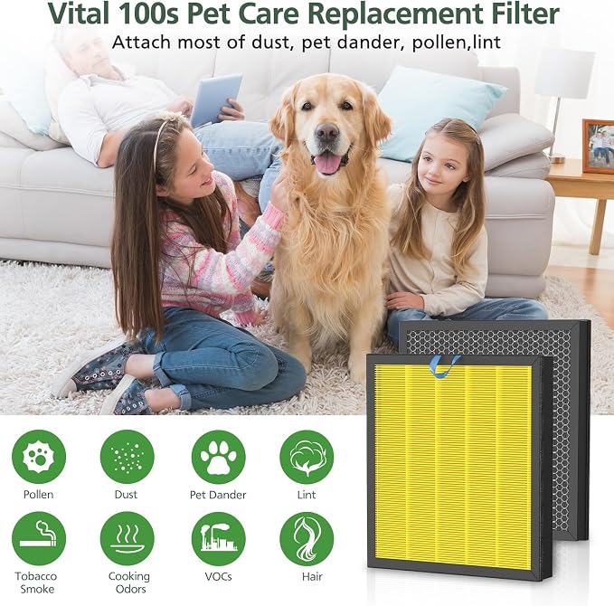 Vital 100S Replacement Filter for LEVOIT Vital 100S-P Air Purifier for Pet Care - Image 7