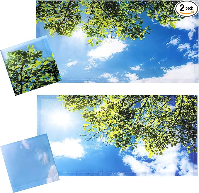 Tujoe 2 Pcs Fluorescent Light Covers by Tujoe