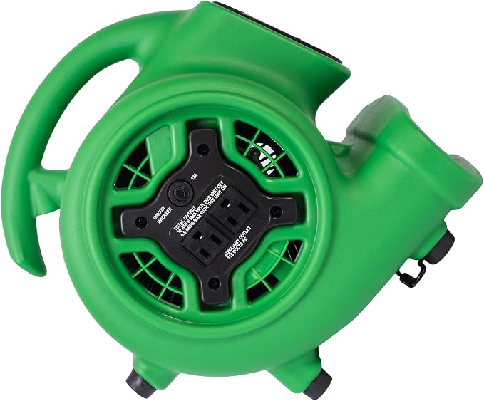 XPOWER P-230AT Mini Mighty 1/4 HP 925 CFM Centrifugal Air Mover, Carpet Dryer - Image 4