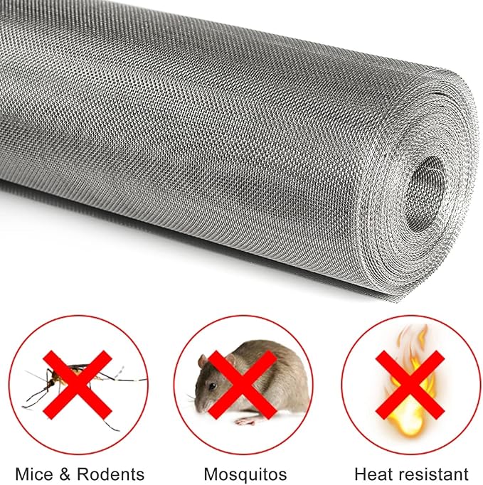 Stainless Steel Woven Wire Mesh 304 Stainless Steel Mesh Sheet, Heat-Resistant - Image 4