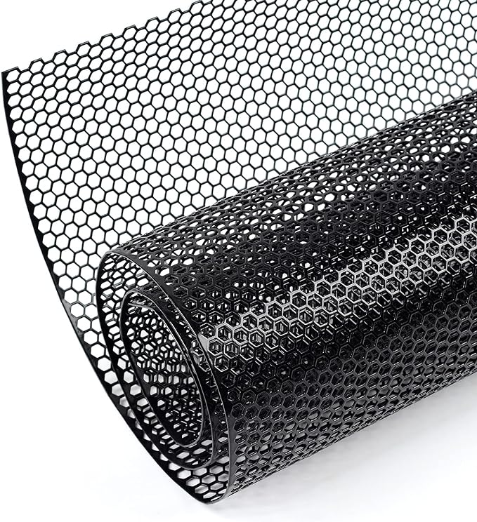 AggAuto 47x16 inches Car Pickup Truck Grill Mesh Spoiler Bumper Vent Aluminum by AggAutoAutomotiveGrillMeshInserts