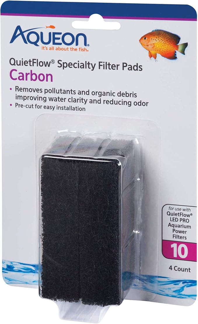 Aqueon Replacement Specialty Filter Pads Carbon 10 by Aqueon