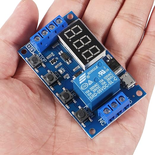 ACEIRMC DC 6-30V Timer Relay Programmable Delay Relay Module Cycle Timer - Image 6